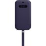 Apple Housse en Cuir MagSafe pour iPhone 12 Pro Max - Violet sticky