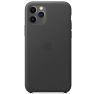 Apple - Coques iPhone 11 Pro en cuir - Noire sticky