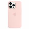 Apple Coque en silicone avec MagSafe iPhone 13 Pro Max - Rose craie sticky