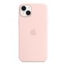 Apple Coque en silicone avec MagSafe pour iPhone 14 Plus - Chalk Pink sticky