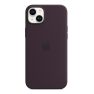 Apple Coque en silicone avec MagSafe pour iPhone 14 Plus - Elderberry sticky