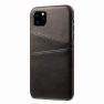 Casecentive Coque Portefeuille en cuir iPhone 12 / iPhone 12 Pro - Noir sticky