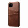 Casecentive Coque Portefeuille en cuir iPhone 12 / iPhone 12 Pro - Marron sticky