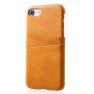 Casecentive Coque Dos Portefeuille iPhone 7 / 8 / SE 2020 Brune  sticky