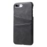 Casecentive Coque Dos Portefeuille iPhone 7 / 8 Plus Noire sticky