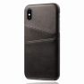 Casecentive Coque Dos Portefeuille iPhone XS Max Noire sticky