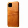 Casecentive Coque Dos Portefeuille iPhone 11 Pro Max Brune  sticky