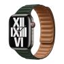 Apple Leather Link Apple Watch M/L 42mm / 44mm / 45mm / 49mm Sequoia Green sticky