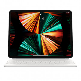 Apple Magic Keyboard iPad Pro 12.9 Pouce (2021) AZERTY Blanc