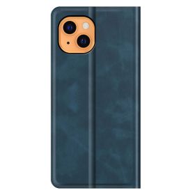 Casecentive - Étui portefeuille iPhone 13 magnétique - Bleu