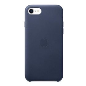 Apple - Coque iPhone 7 / 8 / SE 2020 / 2022 de protection en cuir - Midnight Blue