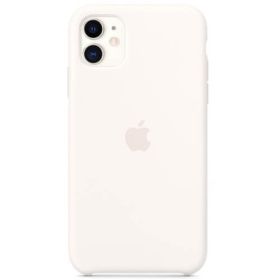 Apple - Coques iPhone 11 en silicone - Blanc