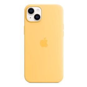 Apple Coque en silicone avec MagSafe pour iPhone 14 Plus - Sunglow