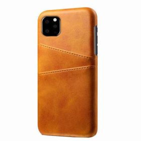 Casecentive Coque Dos Portefeuille iPhone 11 Pro Max Brune 