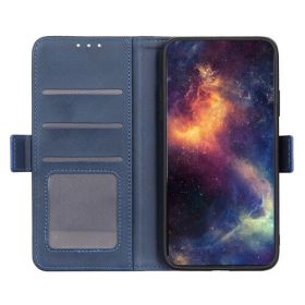 Casecentive Portefeuille magnétique - Samsung Galaxy S20 en cuir - Bleu