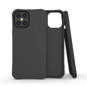 TulipCase Soft TPU - Coque iPhone 12 Pro biodégradable et écologique - Noir