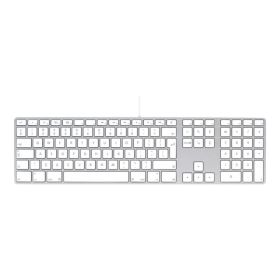 Apple Wired Keyboard USB Numeric Keypad QWERTY Blanc